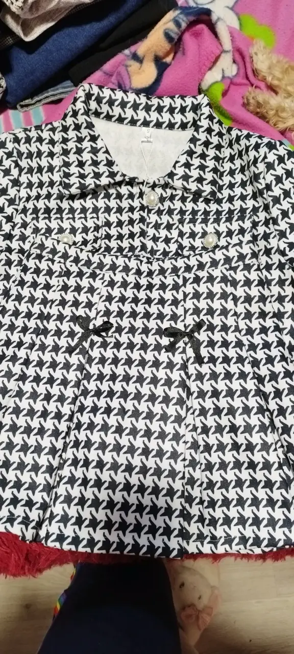 Conjunto Blanco y Negro Xs - 5