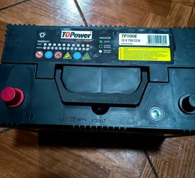 Batería de auto TOPOWER TP100E 12V 730 CCA - miniatura 1