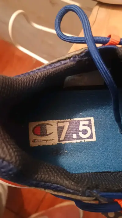 Zapatillas deportivas Champion azul y naranja - miniatura 3