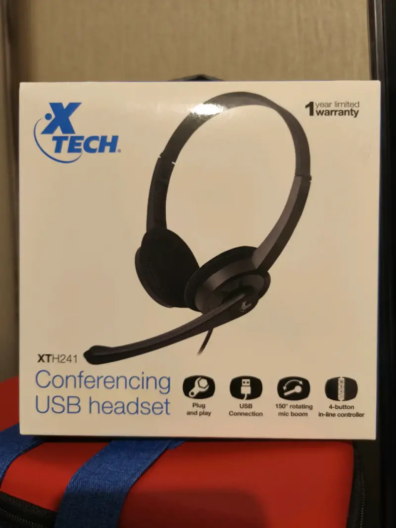 Audífonos USB para conferencias Xtech XTH241 - 1