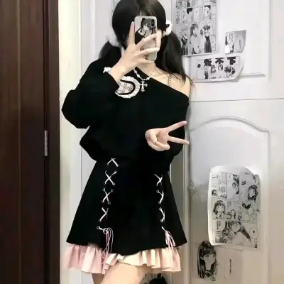 Conjunto Kawai negro S - miniatura 1
