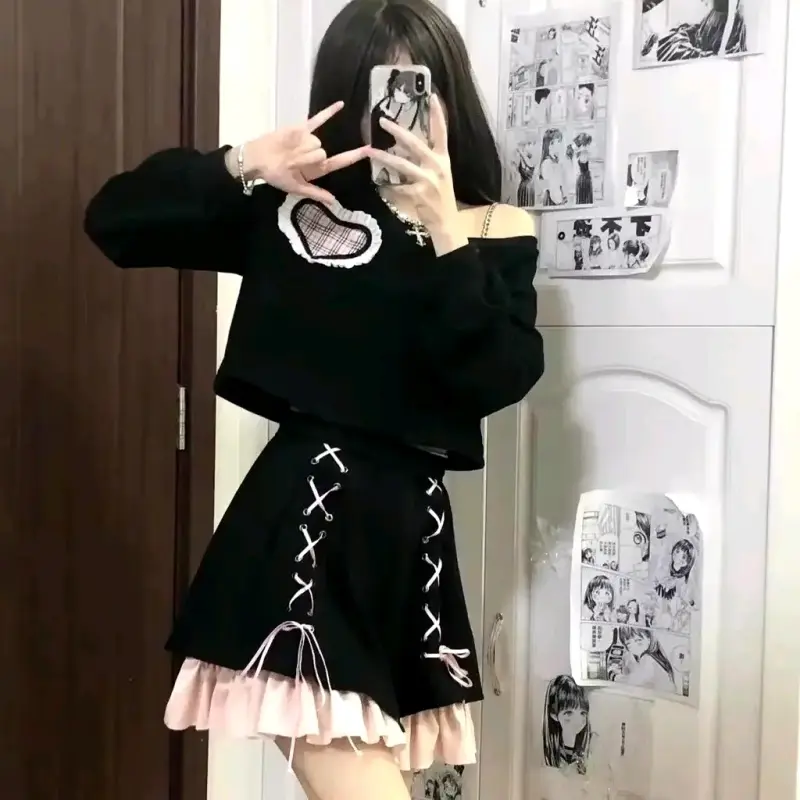 Conjunto Kawai negro S - 2