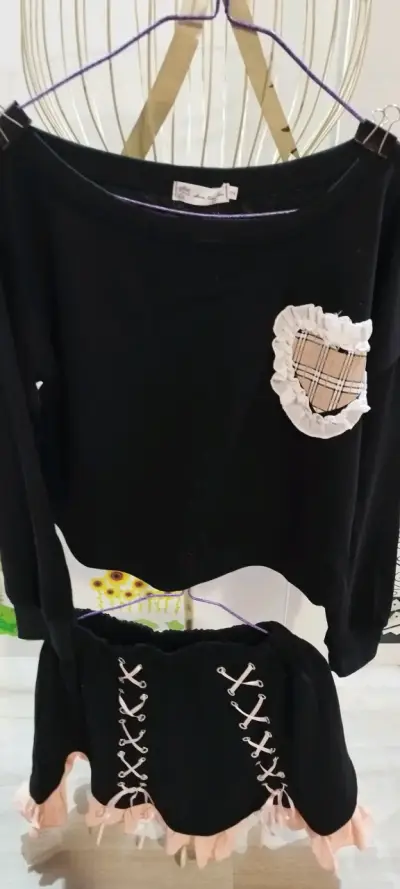 Conjunto Kawai negro S - miniatura 4
