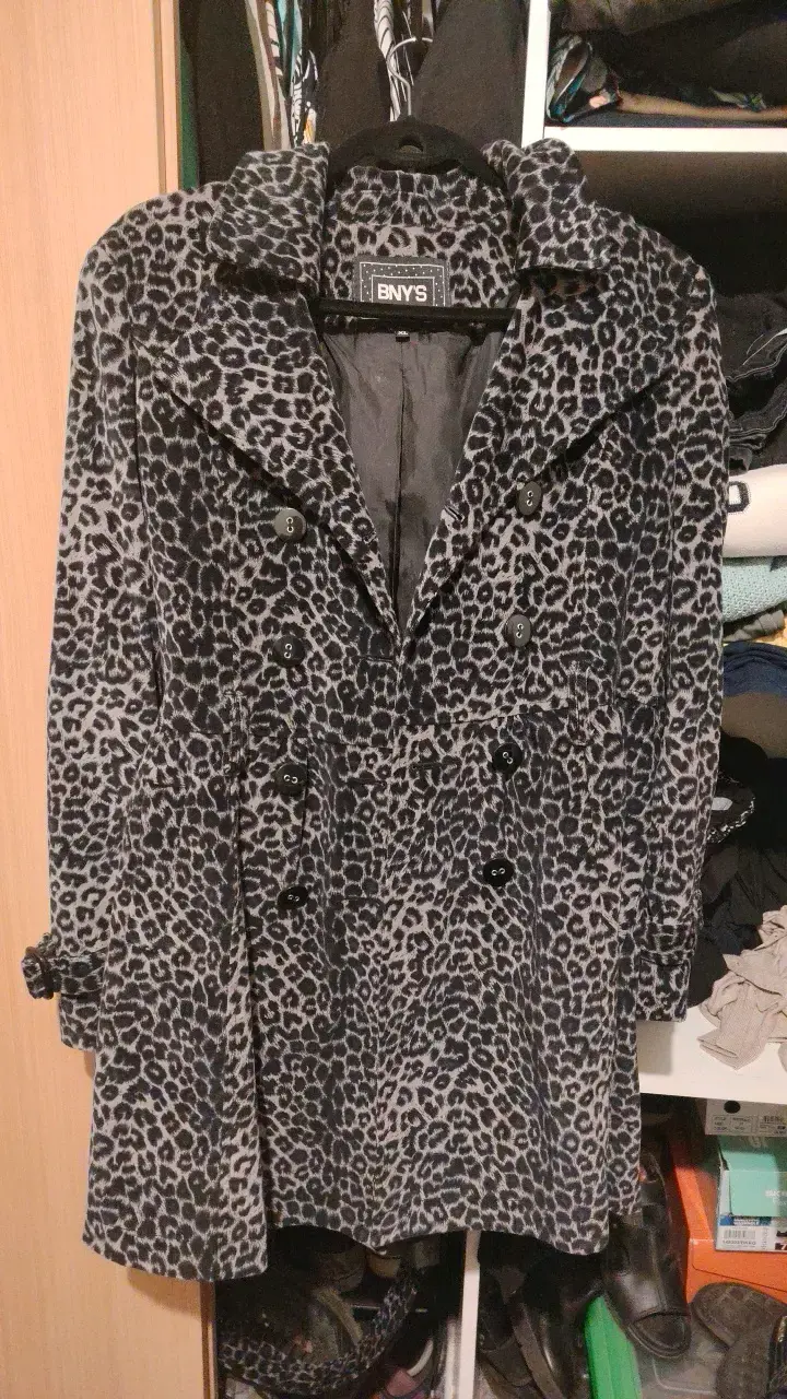 Abrigo de Leopardo BNY'S para Mujer Talla XL - 1