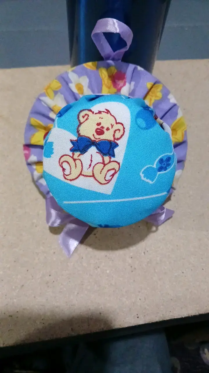 Sombrero decorativo infantil con lazo morado - 5