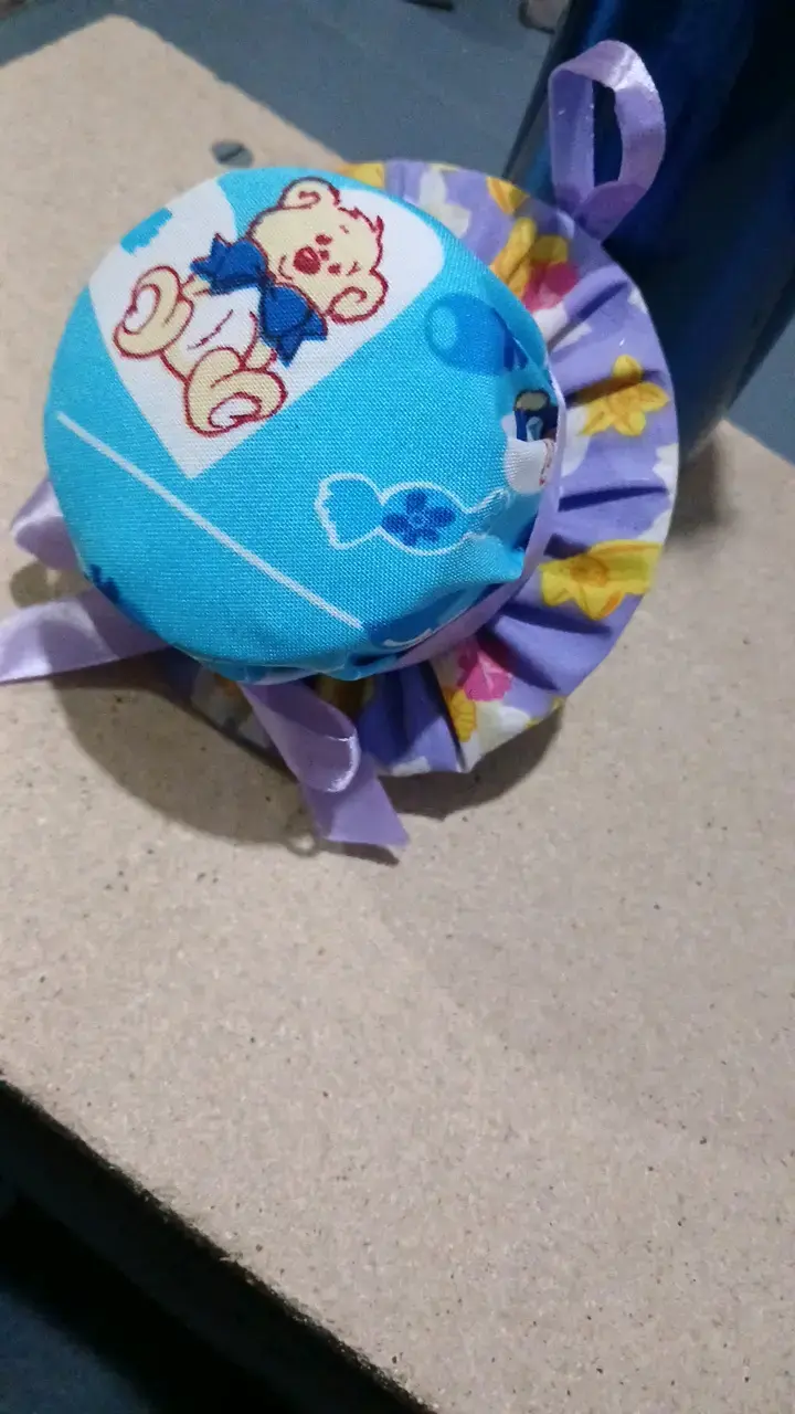 Sombrero decorativo infantil con lazo morado - 6