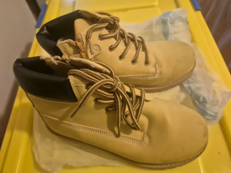 Botas de niño Bubblegummers talla 33 color beige - 1