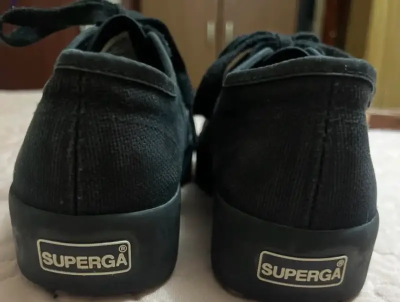 Zapatillas negras Superga de lona 35 - 3
