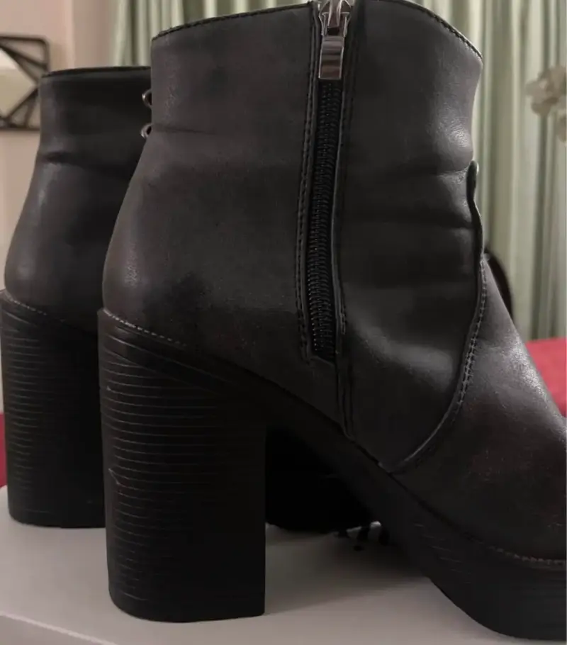 Botines negros con plataforma 35 - 2
