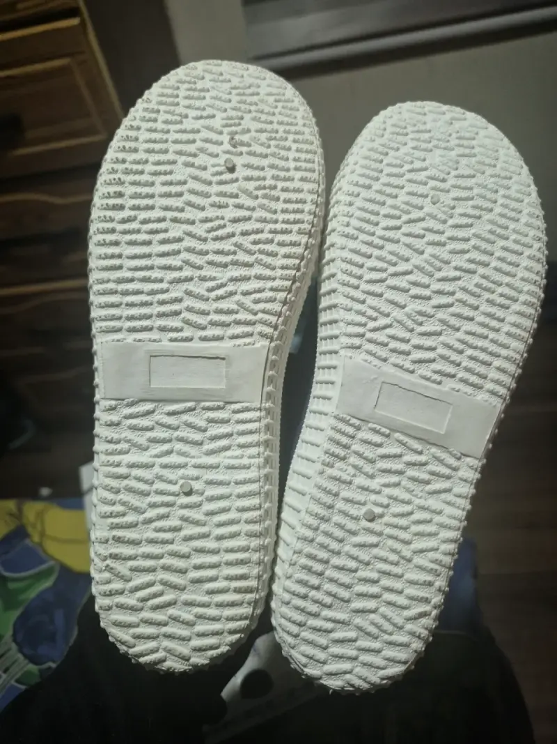 Zapatillas de lona azul para niños con velcro - 1