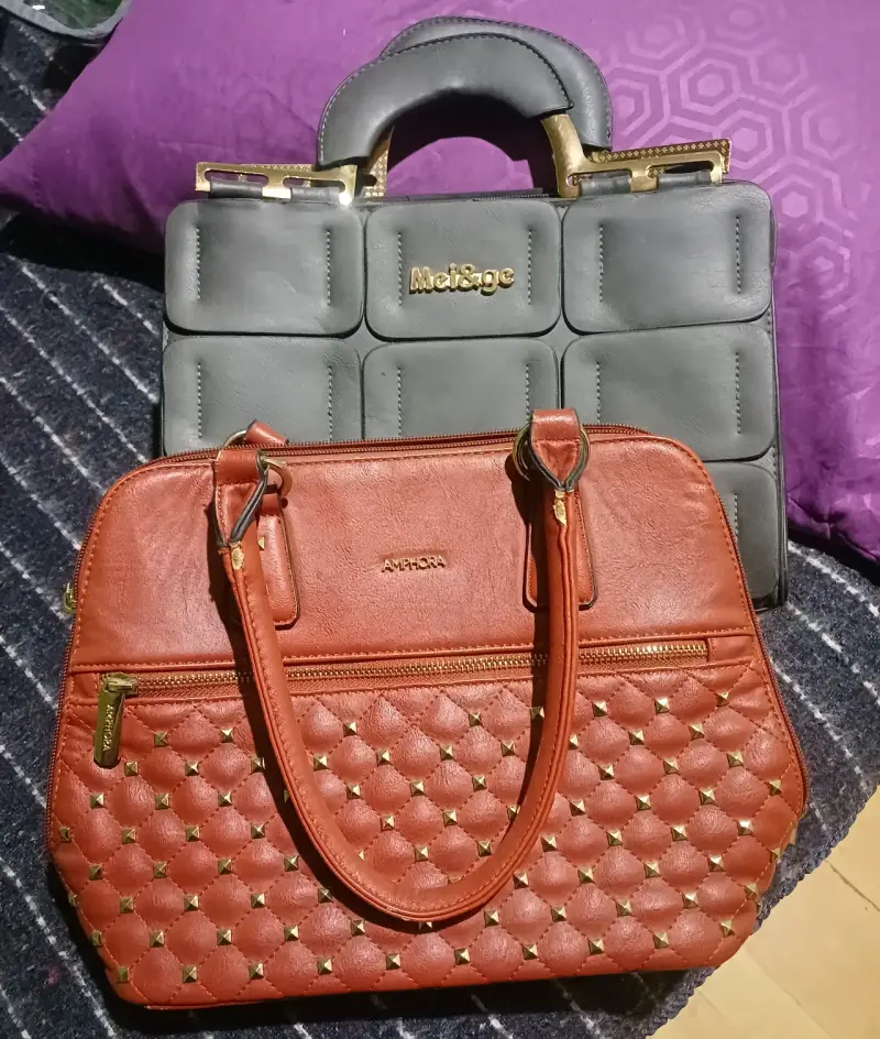 Set de Carteras de Cuero Meigee y Amhora - 1