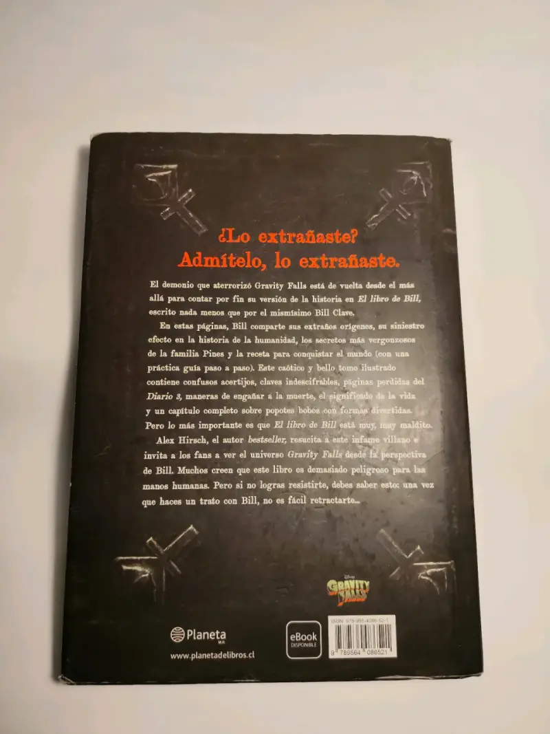 Libro El Diario de Bill Gravity Falls + Llavero - 4