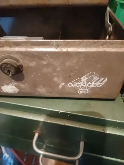 Caja metálica organizadora vintage - miniatura 3