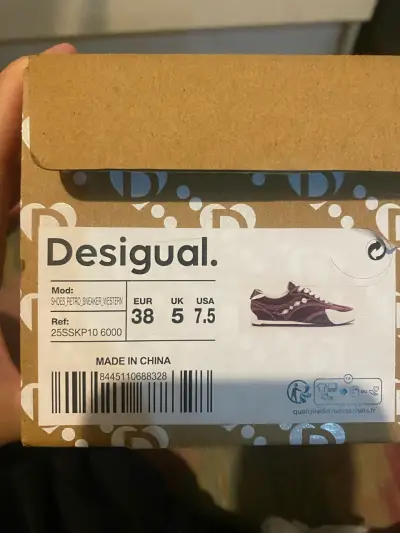 Zapatillas deportivas marrones Desigual con detalles - miniatura 6