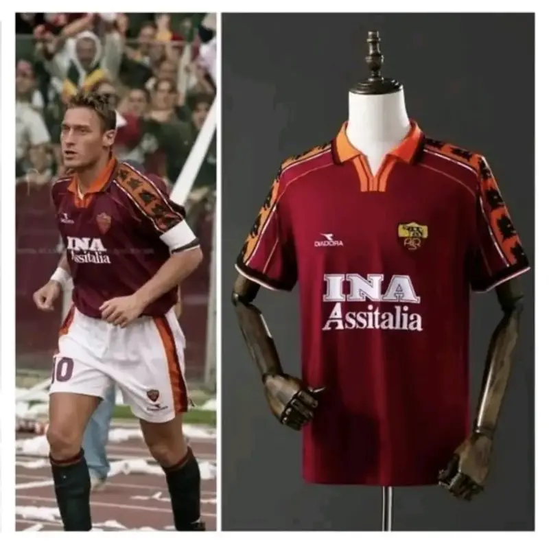 Camiseta Roma retro totti/10