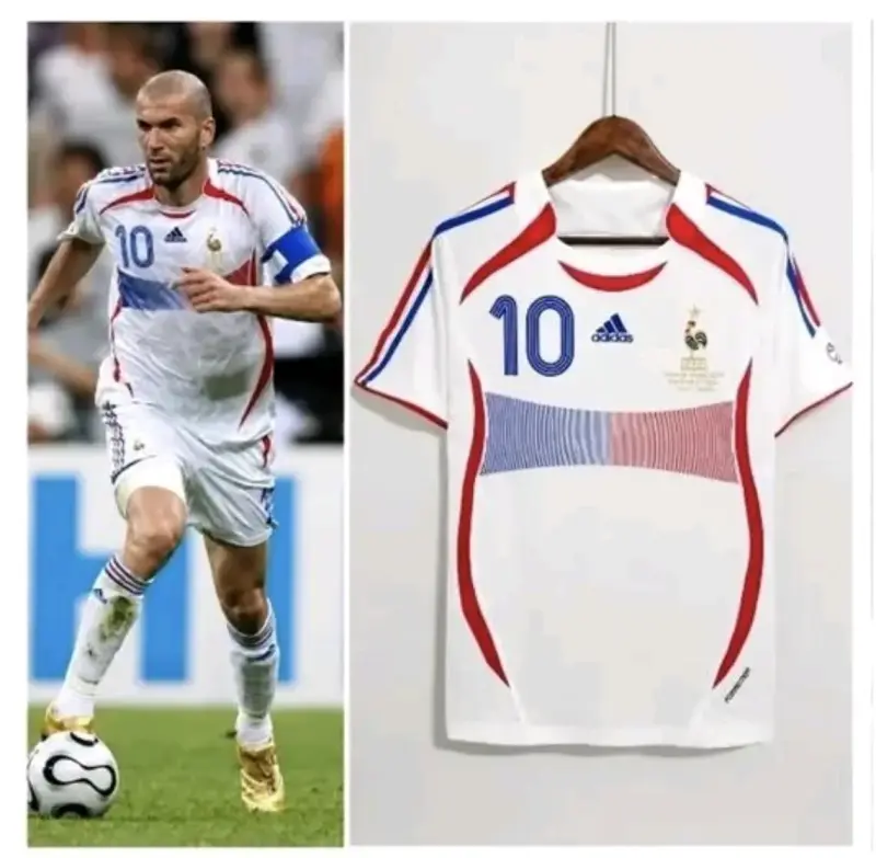 Camiseta francia retro zidane/10