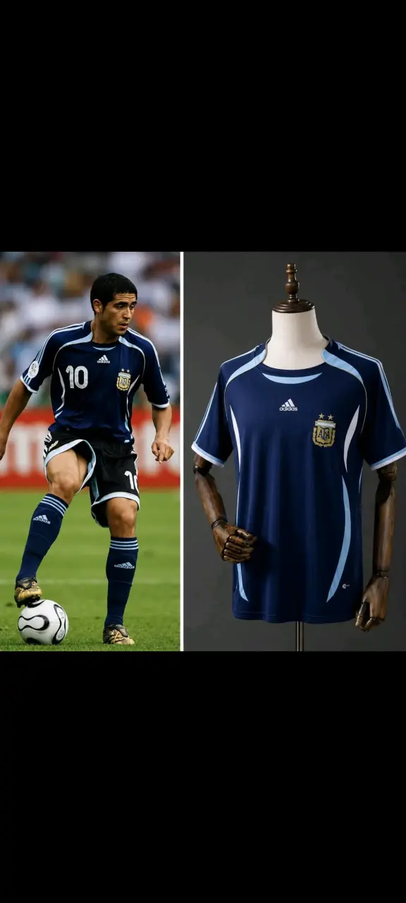 Camiseta argentina retro Riquelme/10