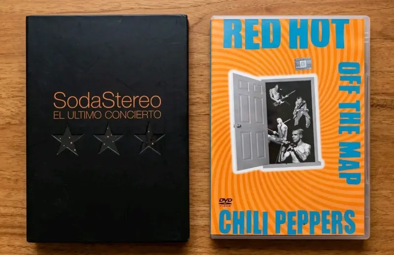 Pack DVDs Originales Soda Stereo / RHCP - 1