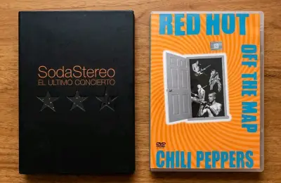 Pack DVDs Originales  Soda Stereo / RHCP - miniatura 1
