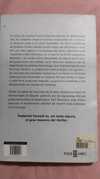 Libro 'Cobra' de Frederick Forsyth en buen estado - miniatura 2