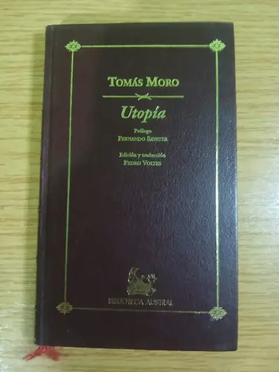 Libro 'Utopía' de Tomás Moro - Edición Biblioteca Austral - miniatura 1
