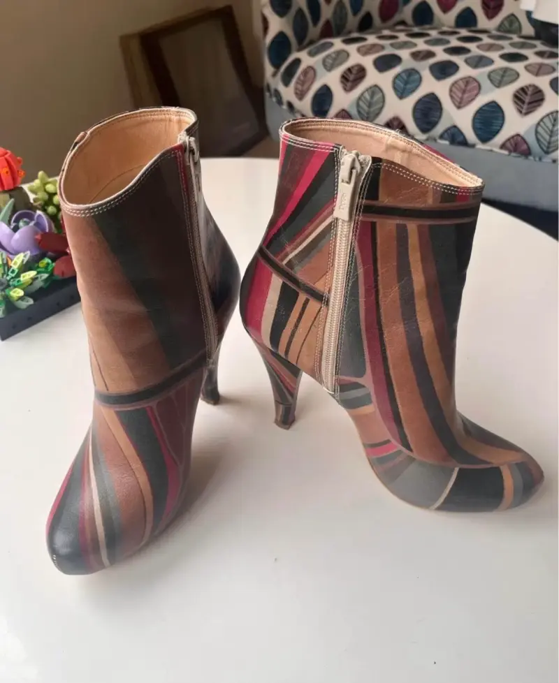 Botines de tacón alto cuero marca Dogo - 1