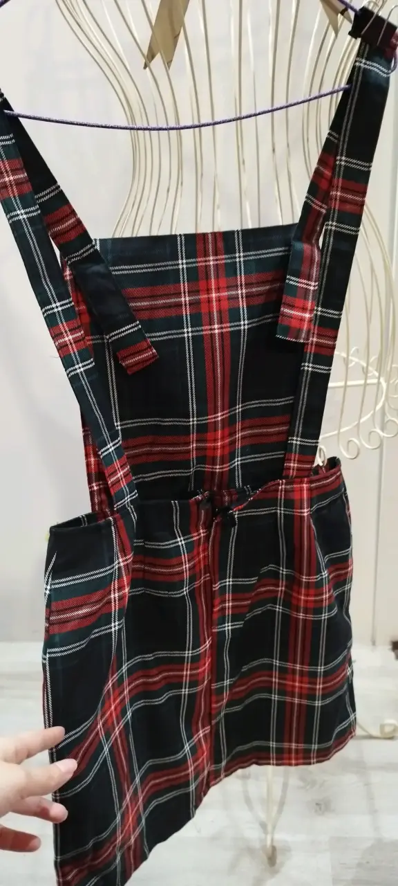 Vestido jumper escocés Xs - 3