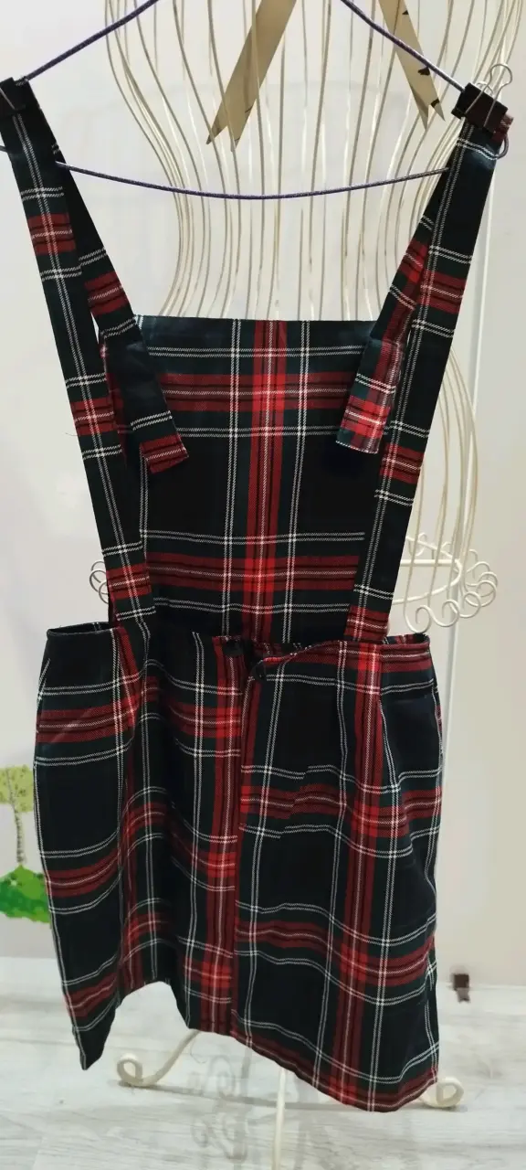 Vestido jumper escocés Xs - 4