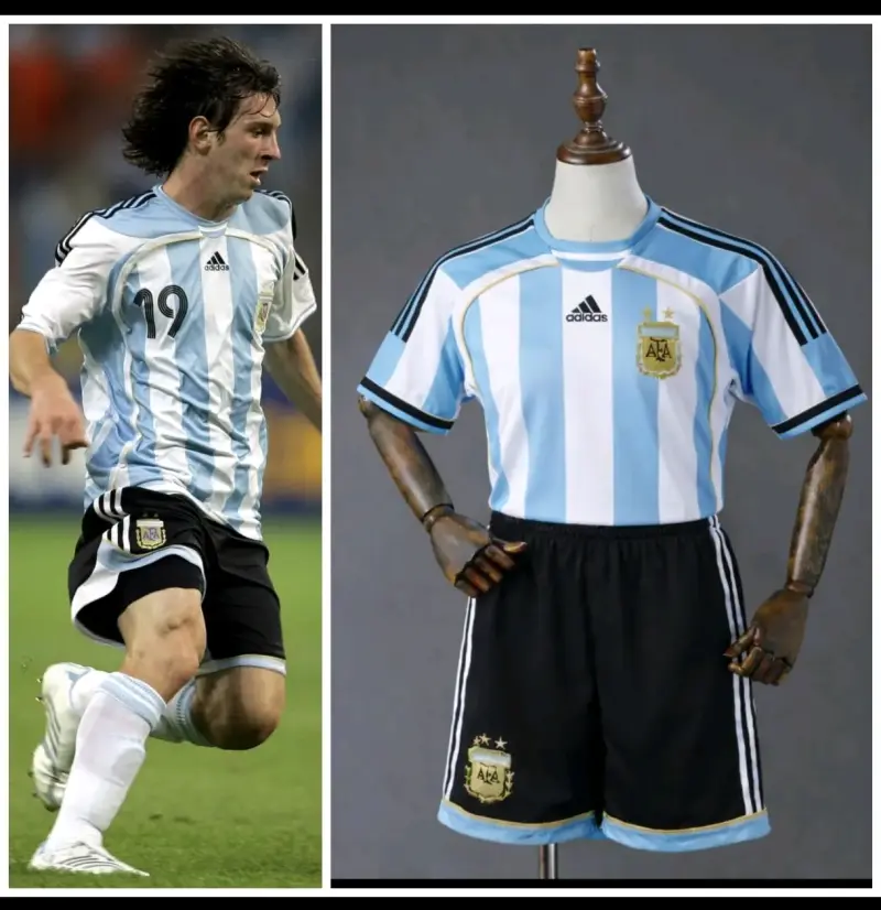 Conjunto niño argentina retro (Talla: 10)