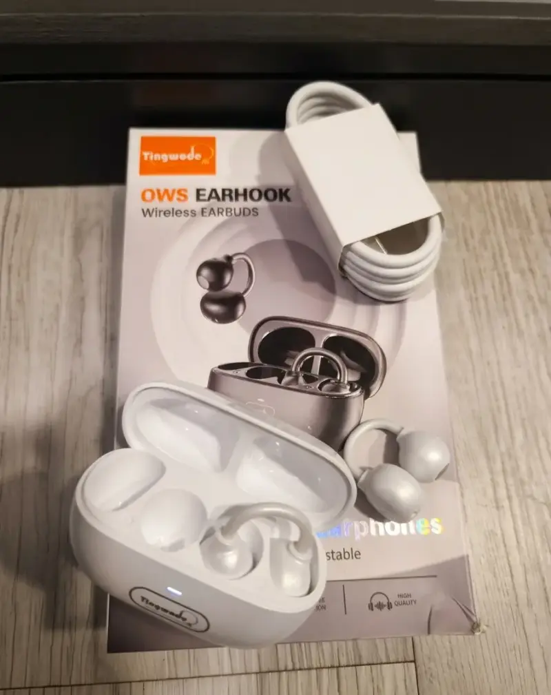 Audífonos Inalámbricos OWS Earhook Blancos
