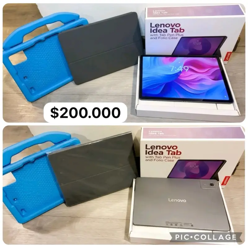Tablet Lenovo Idea Tab con funda y lápiz