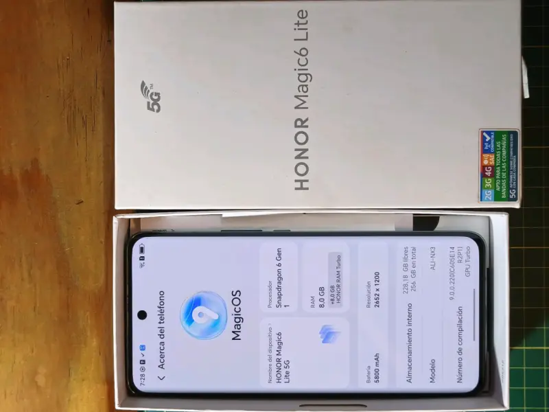 Smartphone Honor Magic5 Lite con cámara AI - 3