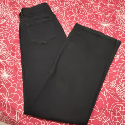 Pantalones negros de mezclilla para mujer - miniatura 1