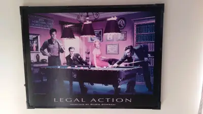 Cuadro Legal Action de Chris Consani con luces LED - miniatura 1