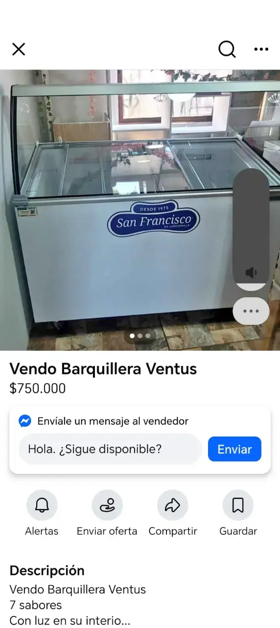 Vitrina refrigerada San Francisco para helados - 4