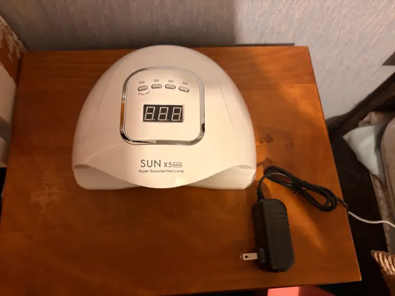Lámpara de uñas LED SUN X5 Max con temporizador