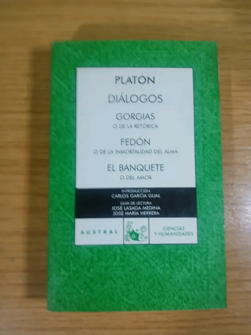 Libro Diálogos de Platón - Austral - 1