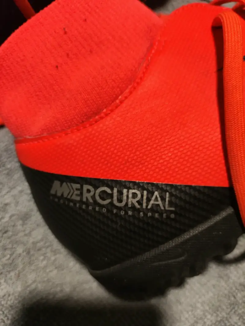 Zapatillas de fútbol Nike Mercurial rojas - 3