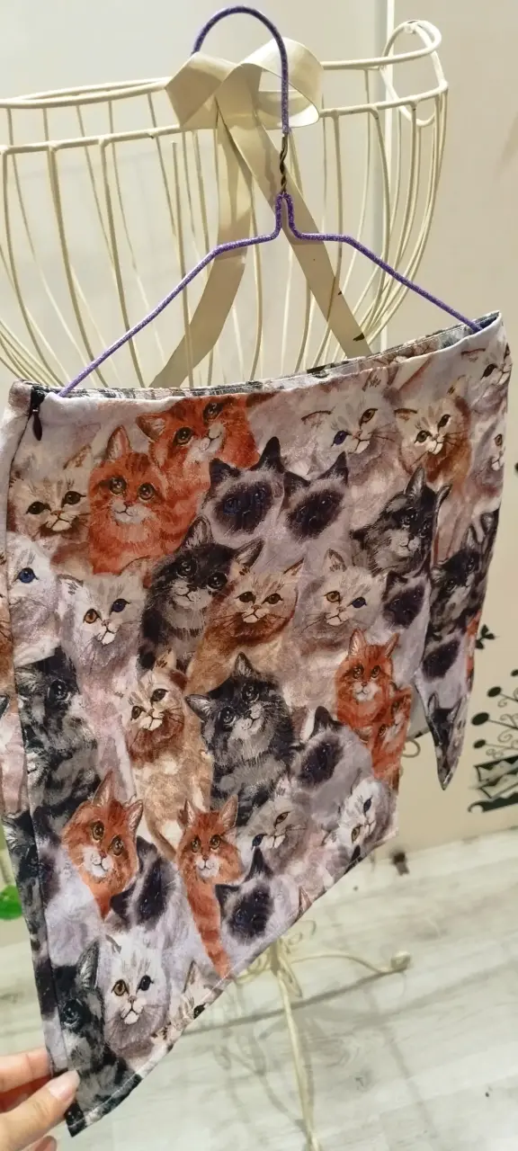 Falda estampada de gatos - 2