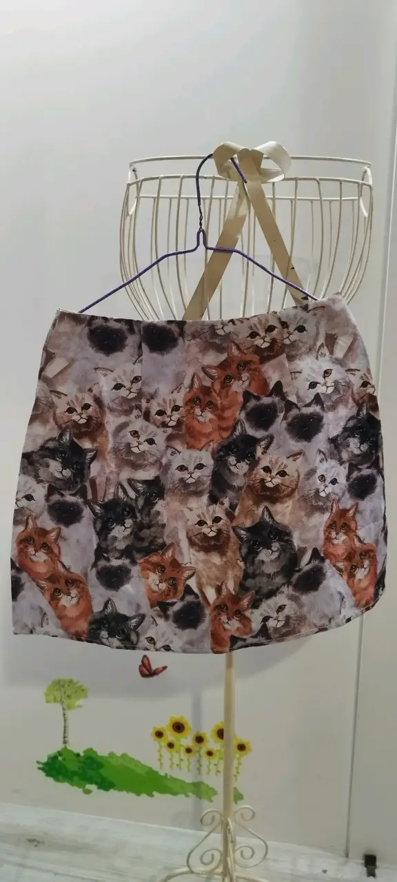 Falda estampada de gatos - 3