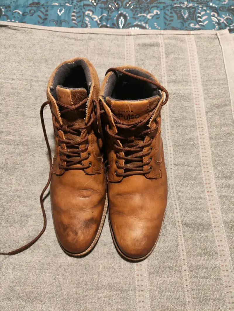 Botines de cuero marrón para hombre Pulso - 2