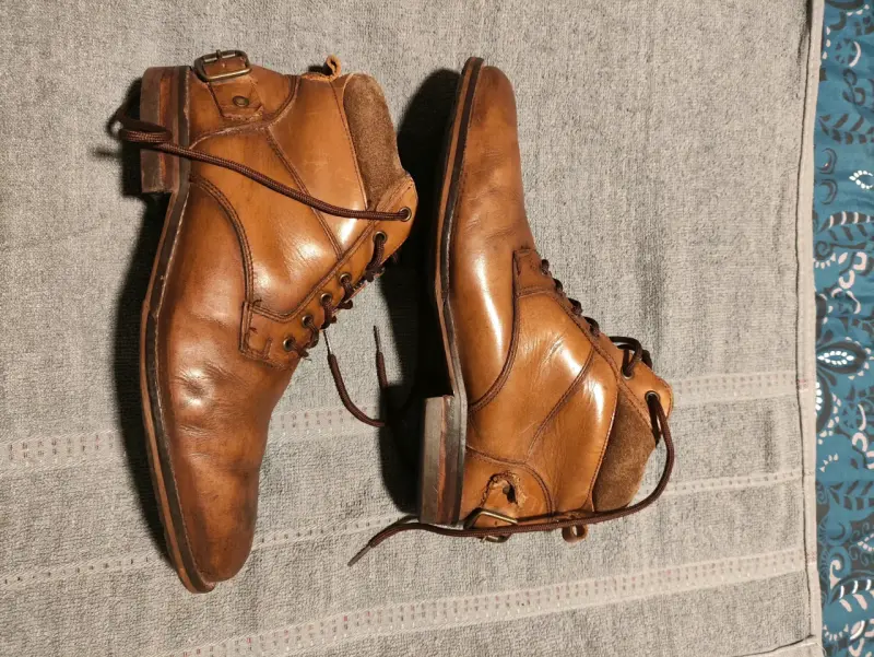 Botines de cuero marrón para hombre Pulso - 3