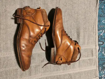 Botines de cuero marrón para hombre Pulso - miniatura 3