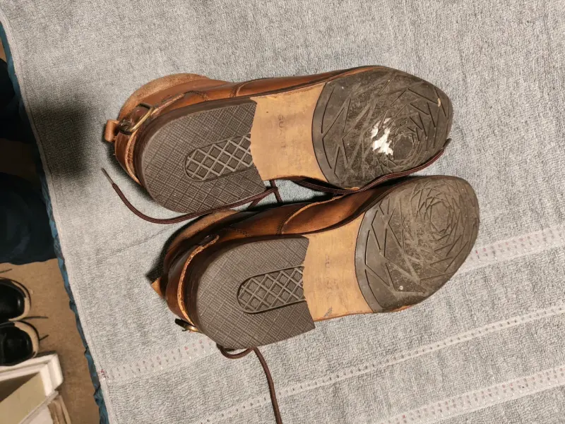 Botines de cuero marrón para hombre Pulso - 4