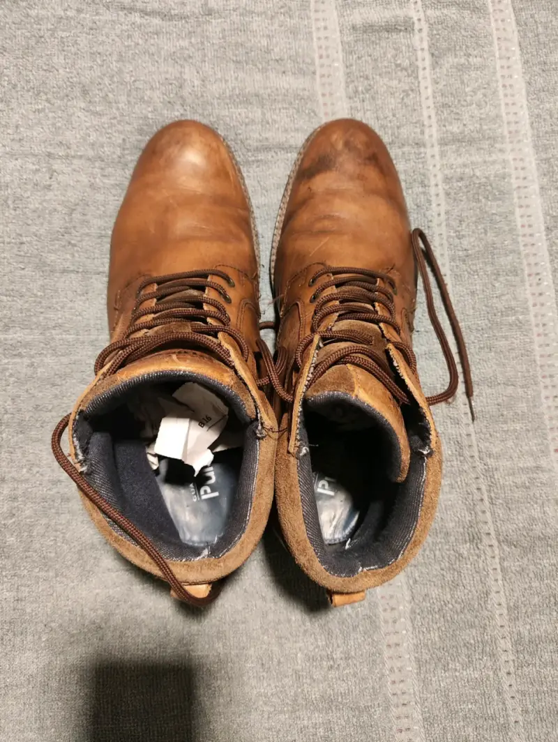 Botines de cuero marrón para hombre Pulso - 5