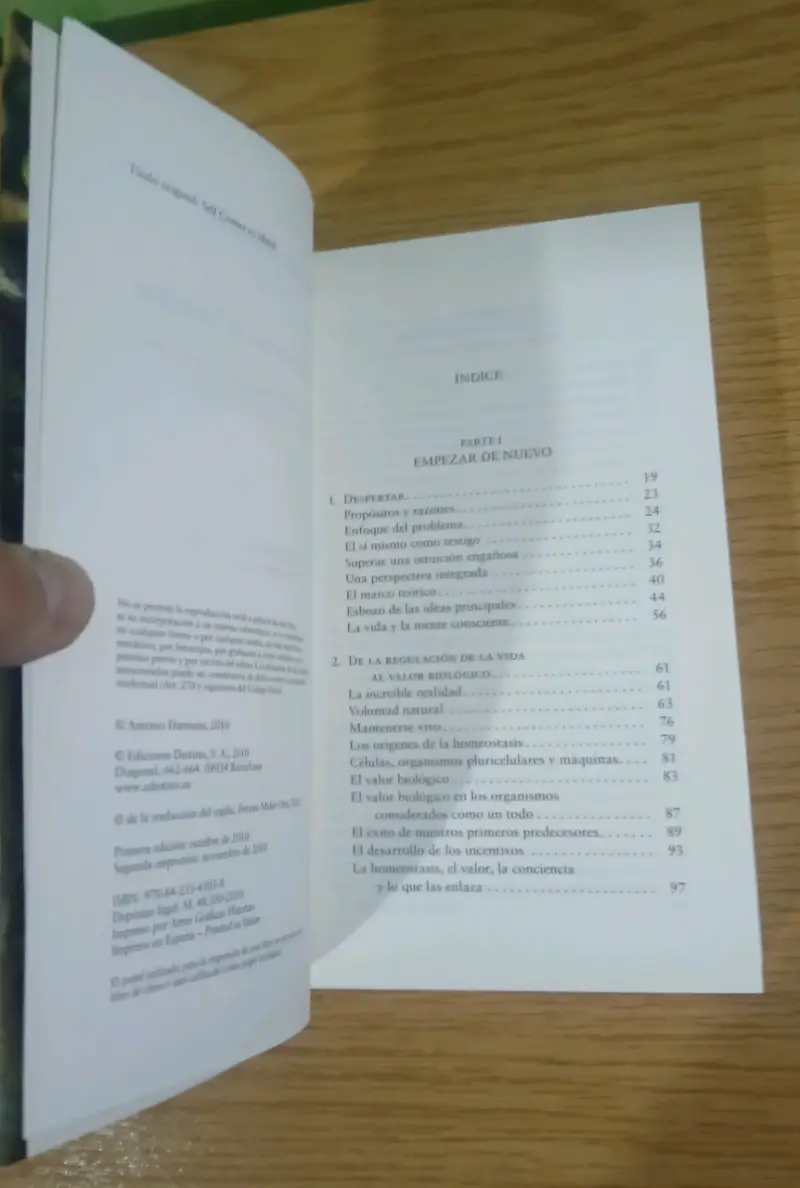 Libro 'Y el cerebro creó al hombre' de Antonio Damasio - 6