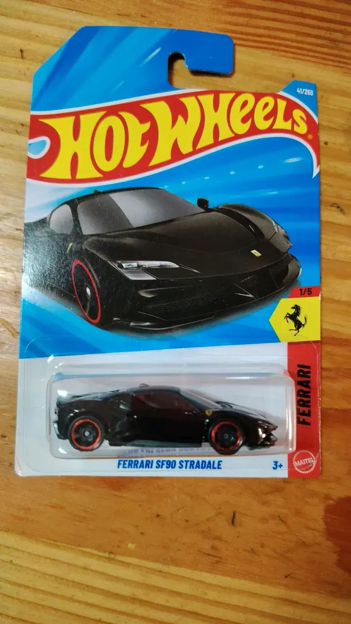 Hot Wheels Ferrari SF90 Stradale Negro