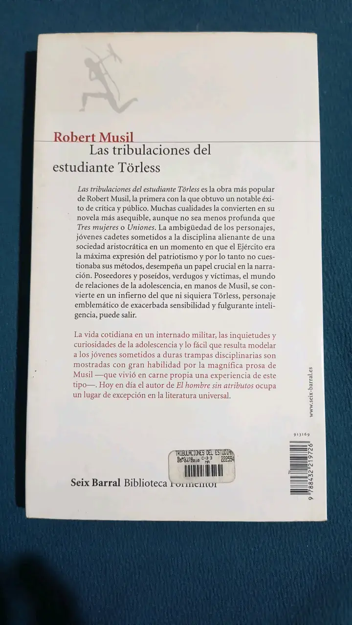 Libro 'Las tribulaciones del estudiante Törless' de Robert Musil - 2