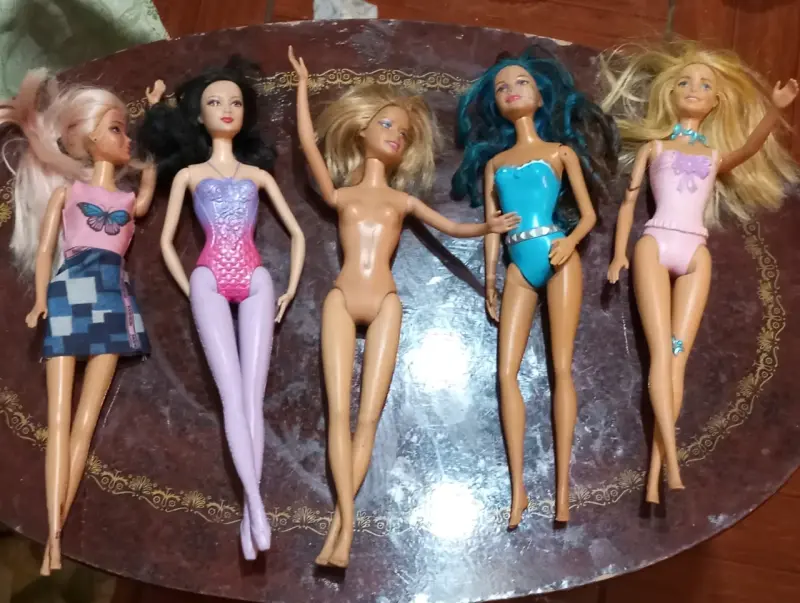 Lote de muñecas mattel