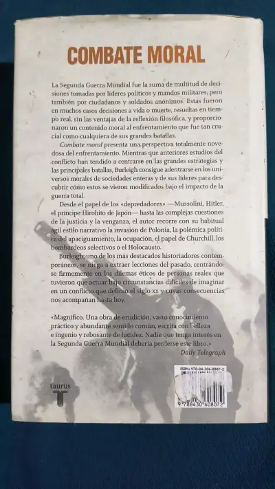 Libro 'Combate Moral' de Michael Burleigh - miniatura 2